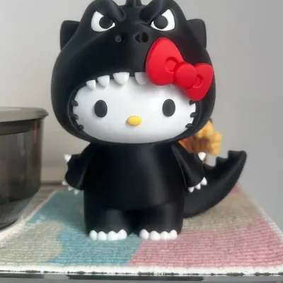 Hello Kitty x Godzilla