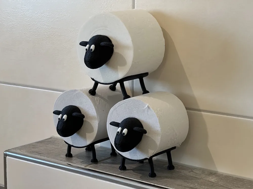 Suporte de Papel Higiénico Ovelha