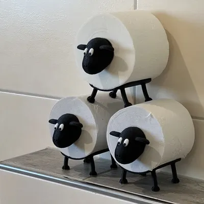Suporte de Papel Higiénico Ovelha