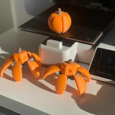Mini-Mecha Abóbora Transformável
