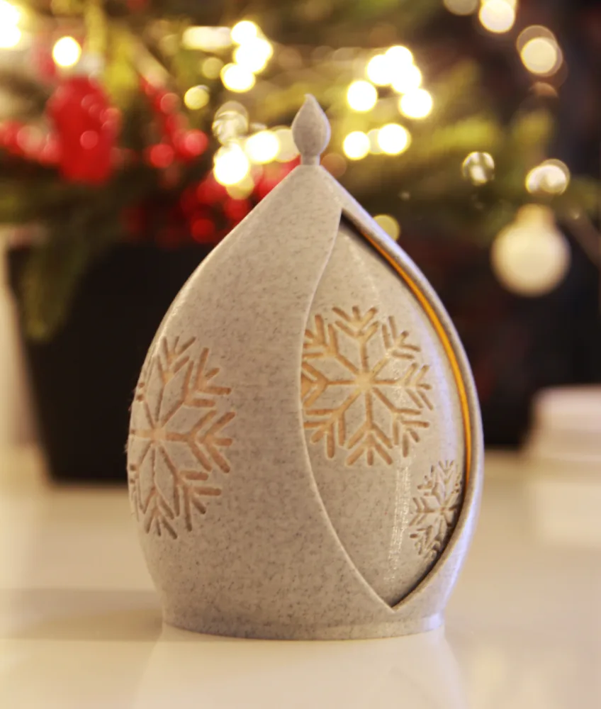 Lanterna de Natal para vela LED