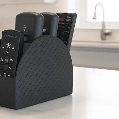 Organizador com suporte para comandos