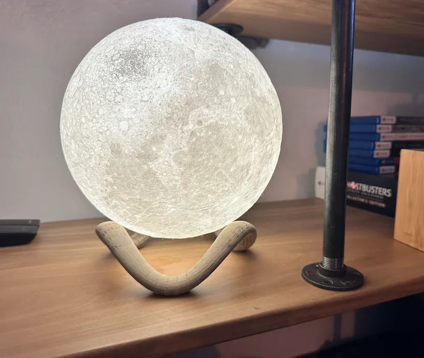 Candeeiro Lua (litofania)