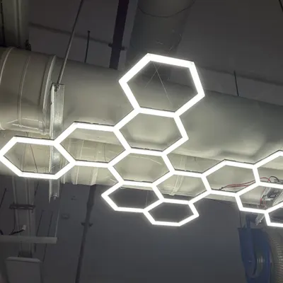 Painel hexagonal LED