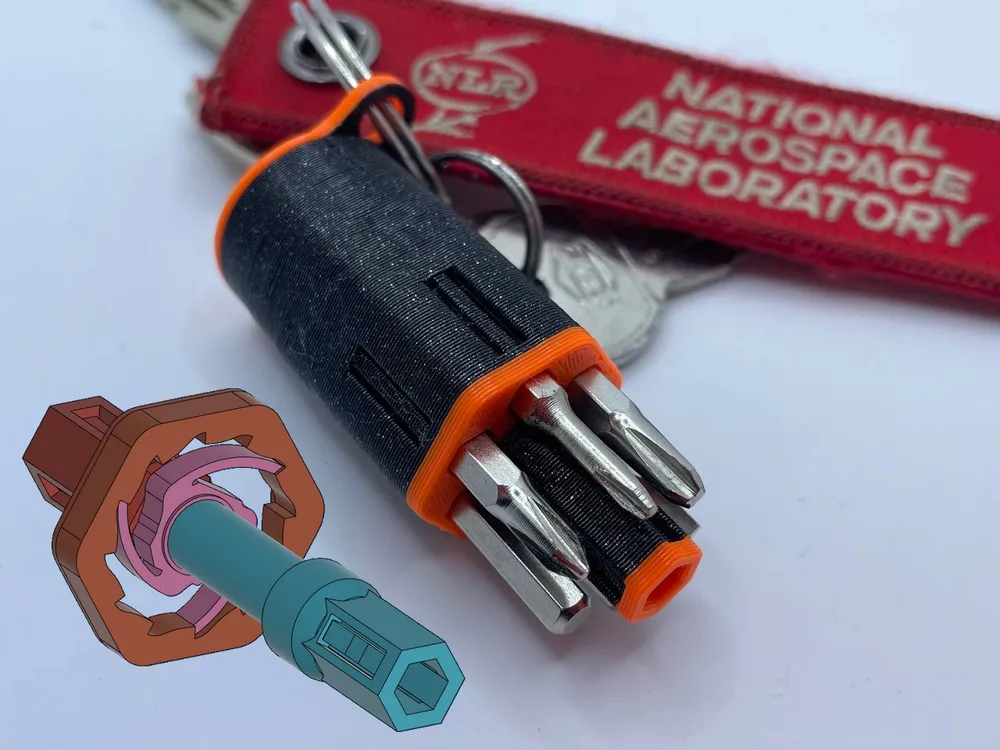 Mini chave de fendas com roquete