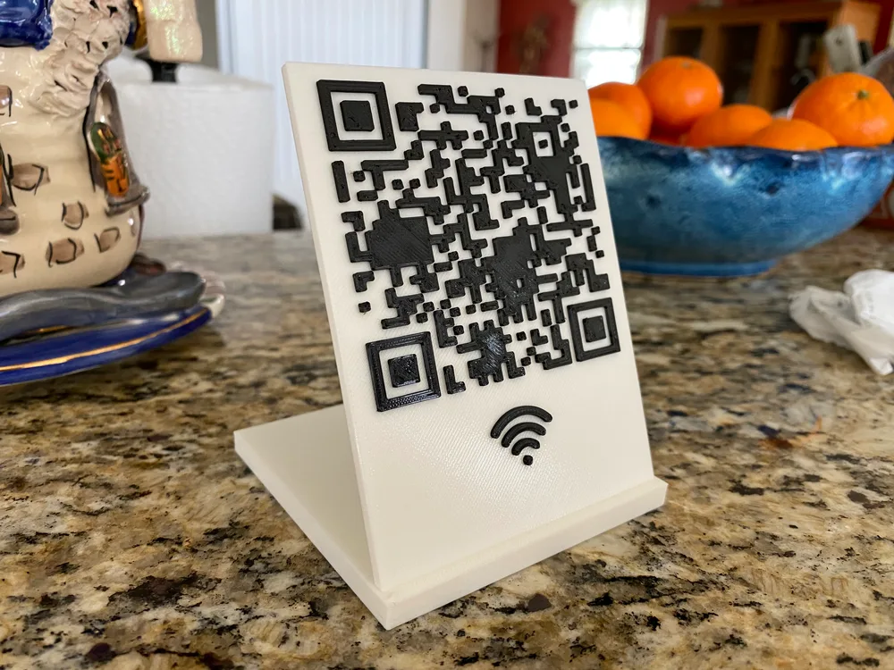 Placa Wi-Fi com código QR