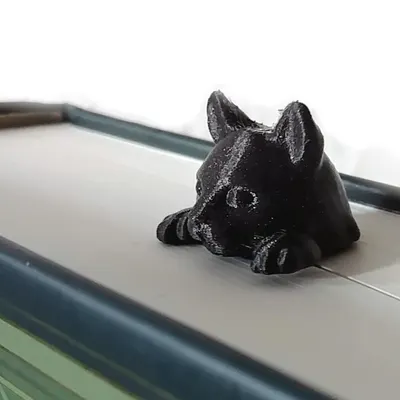 Marcador de livros gato a espreitar