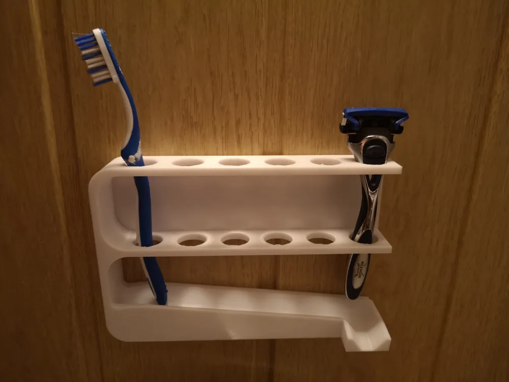Suporte de parede para escovas de dentes