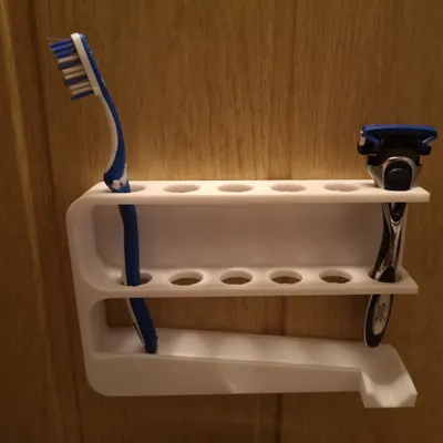 Suporte de parede para escovas de dentes